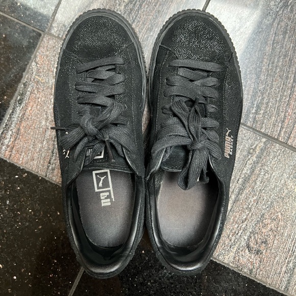 PUMA Basket Platform Reset Sneakers Size 6.5 - Picture 3 of 5